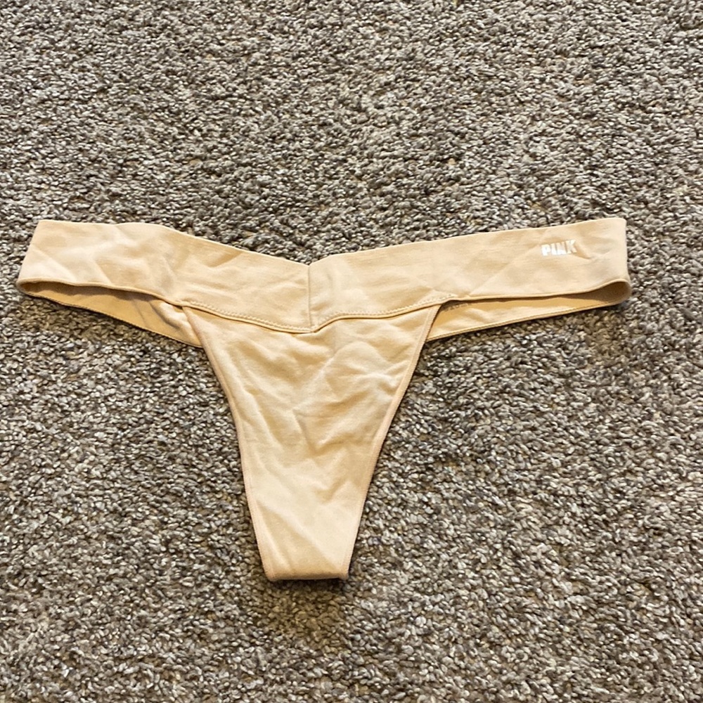 VS PINK nude thong
